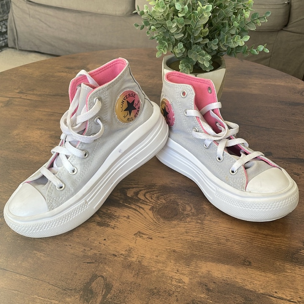 Converse Kids Chuck Taylor All Star Move Color Pop Platform Sneakers